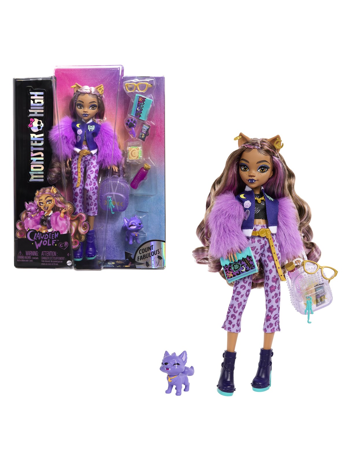 Monster High Dukke Clawdeen Wolf, Dukker Og Dukketilbehoer