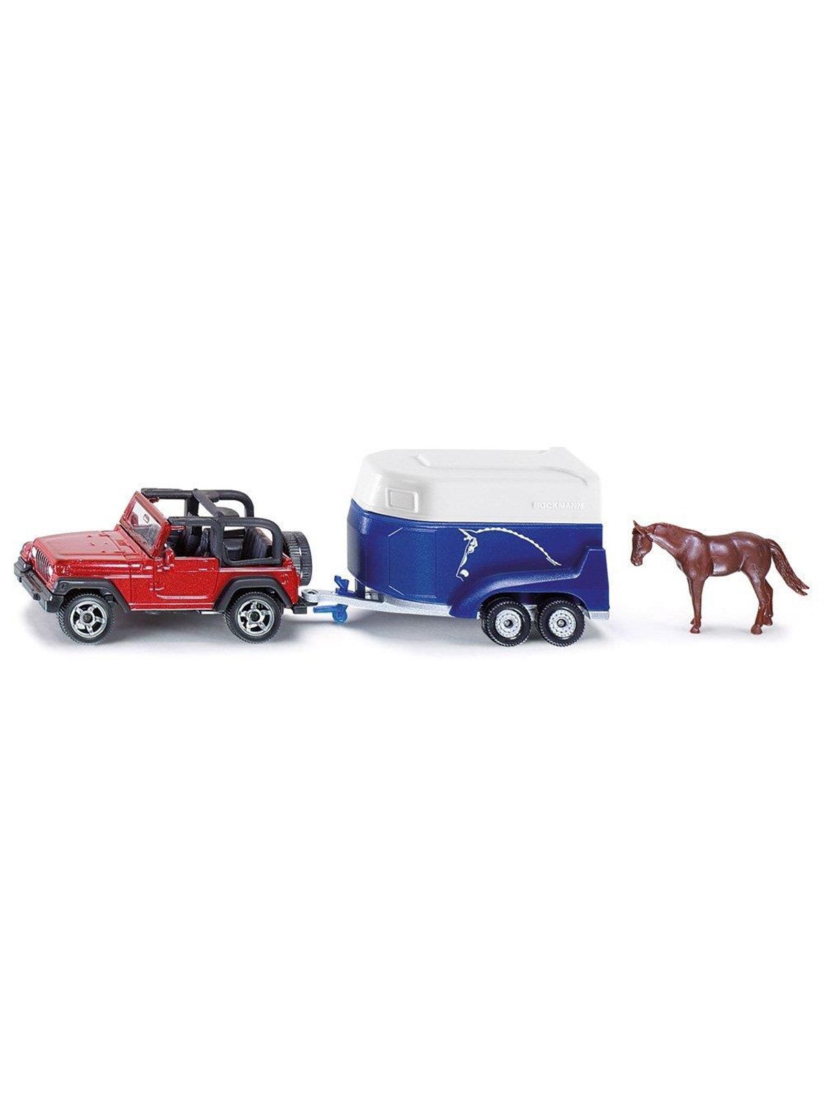 SIKU Jeep med Hestetrailer, Legetøjsbil