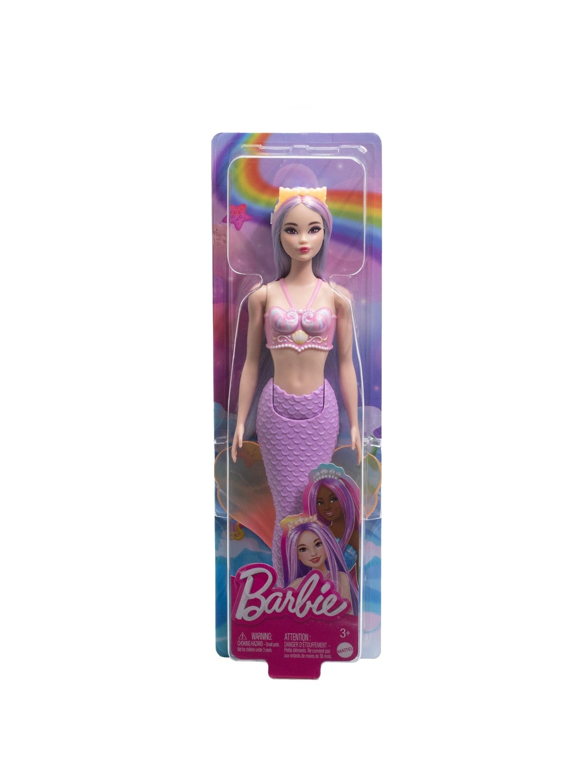 Barbie Core Havfrue - Lilla, Dukker Og Dukketilbehoer