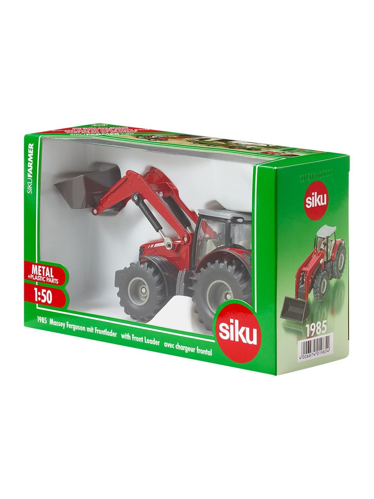 SIKU 1:50 Massey Ferguson m Frontlæsser, Legetøjsbil