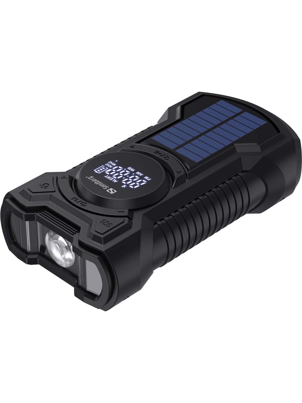 Sandberg Survivor Radio All-in-1 5000 Powerbank - Sort - 5000 mAh, Powerbank