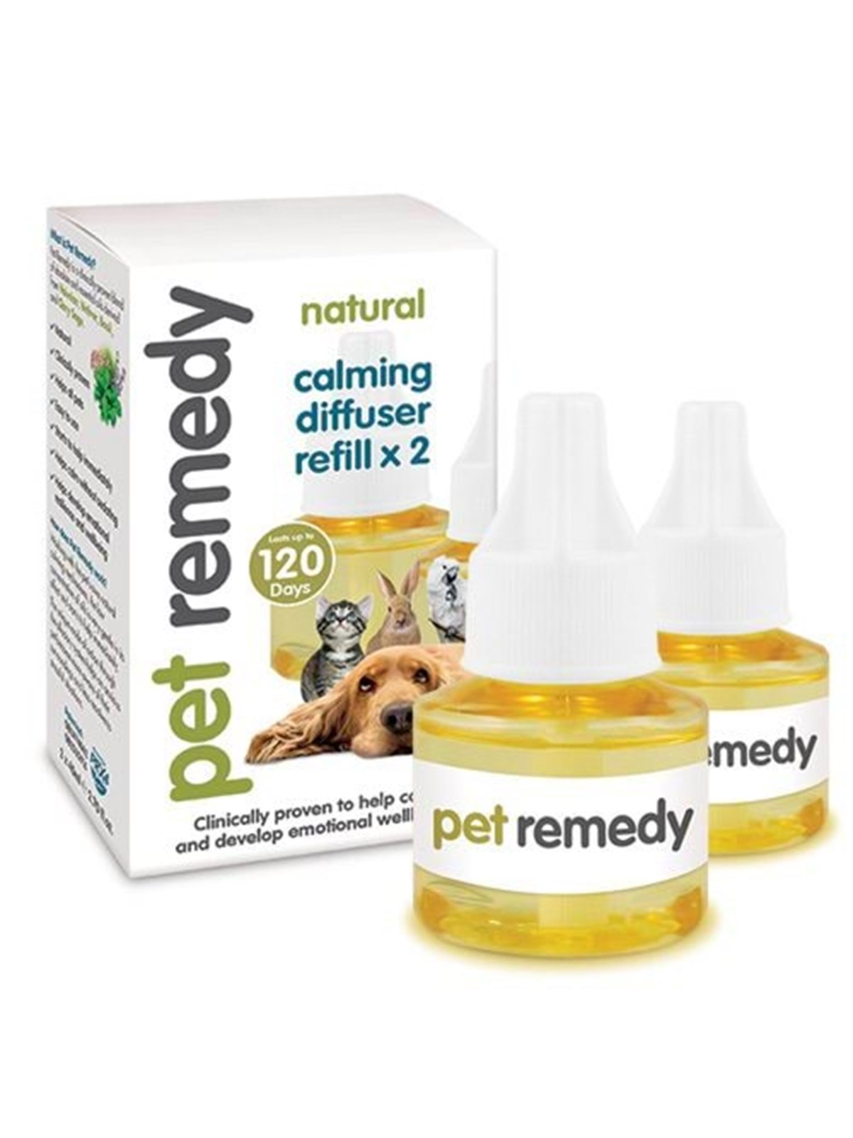 Pet Remedy Pet Calming Refill Pack 2 x 40ml, Hundeudstyr