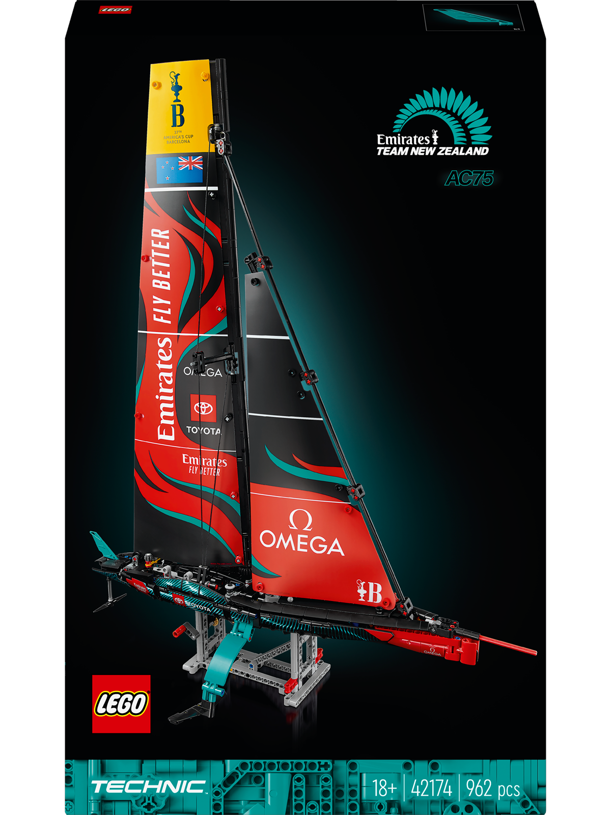 LEGO Technic 42174 Emirates Team New Zealand AC75