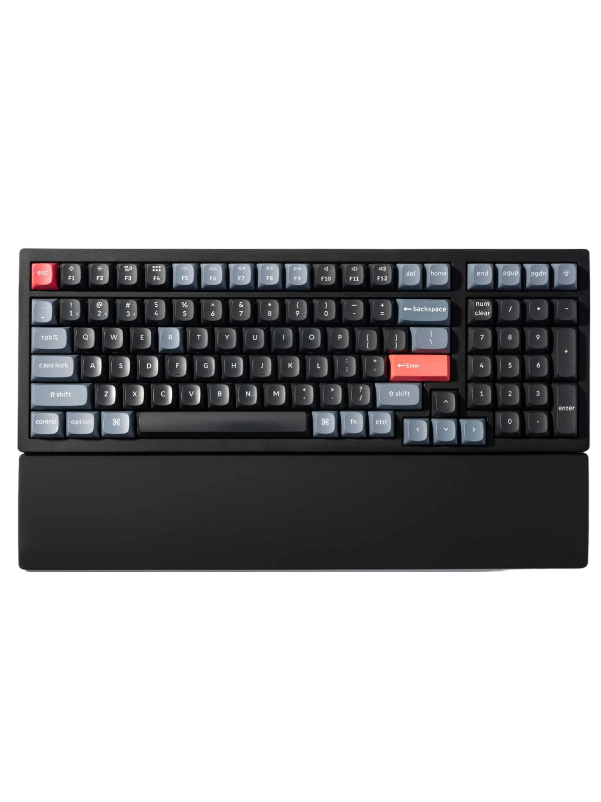 Keychron Silicone Palmrest K4 series / Q5 series / V5 series - Håndledsstøtte