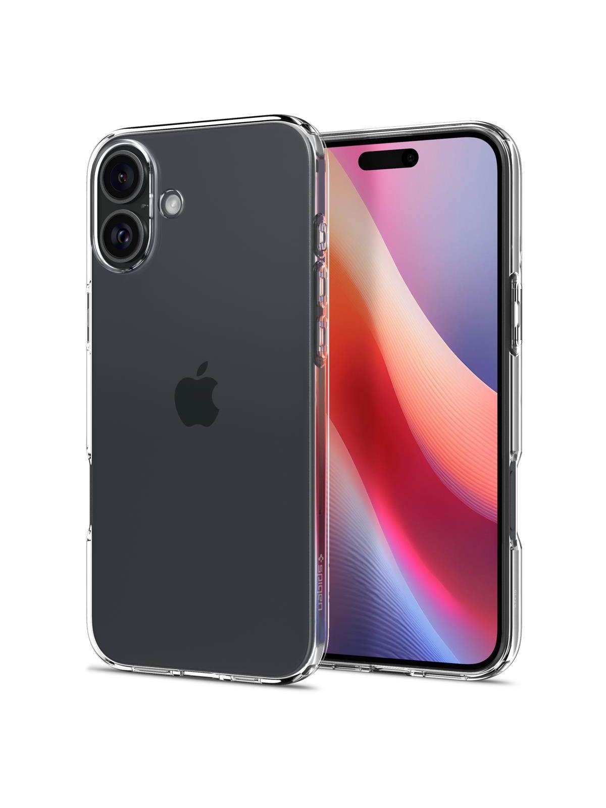Spigen Liquid Crystal - crystal clear - iPhone 16, Mobilcover