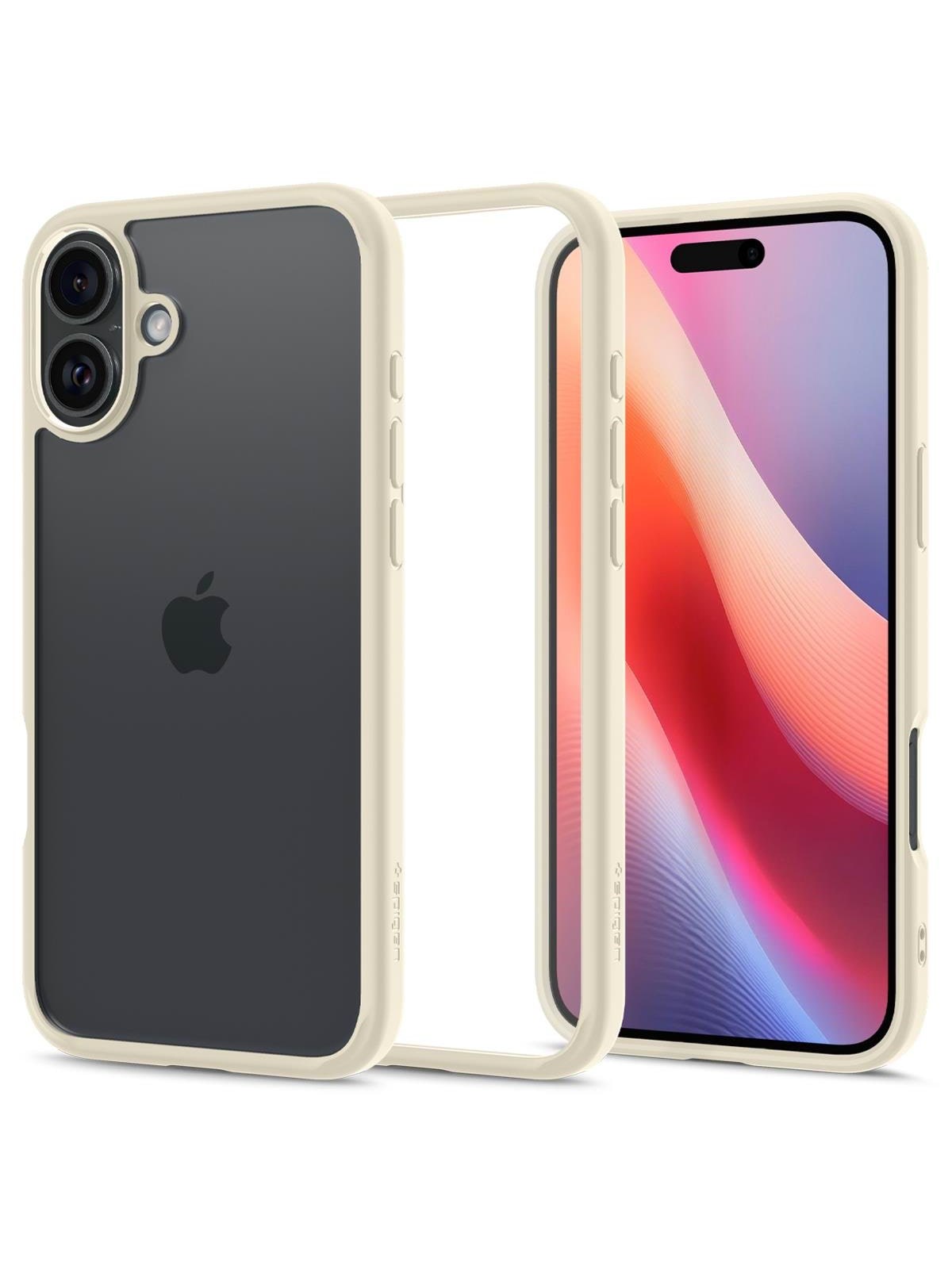 Spigen Ultra Hybrid - mute beige - iPhone 16 Plus, Mobilcover