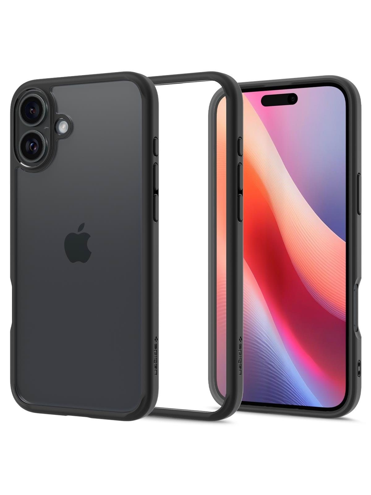 Spigen Ultra Hybrid - Matte Black - iPhone 16 Plus, Mobilcover