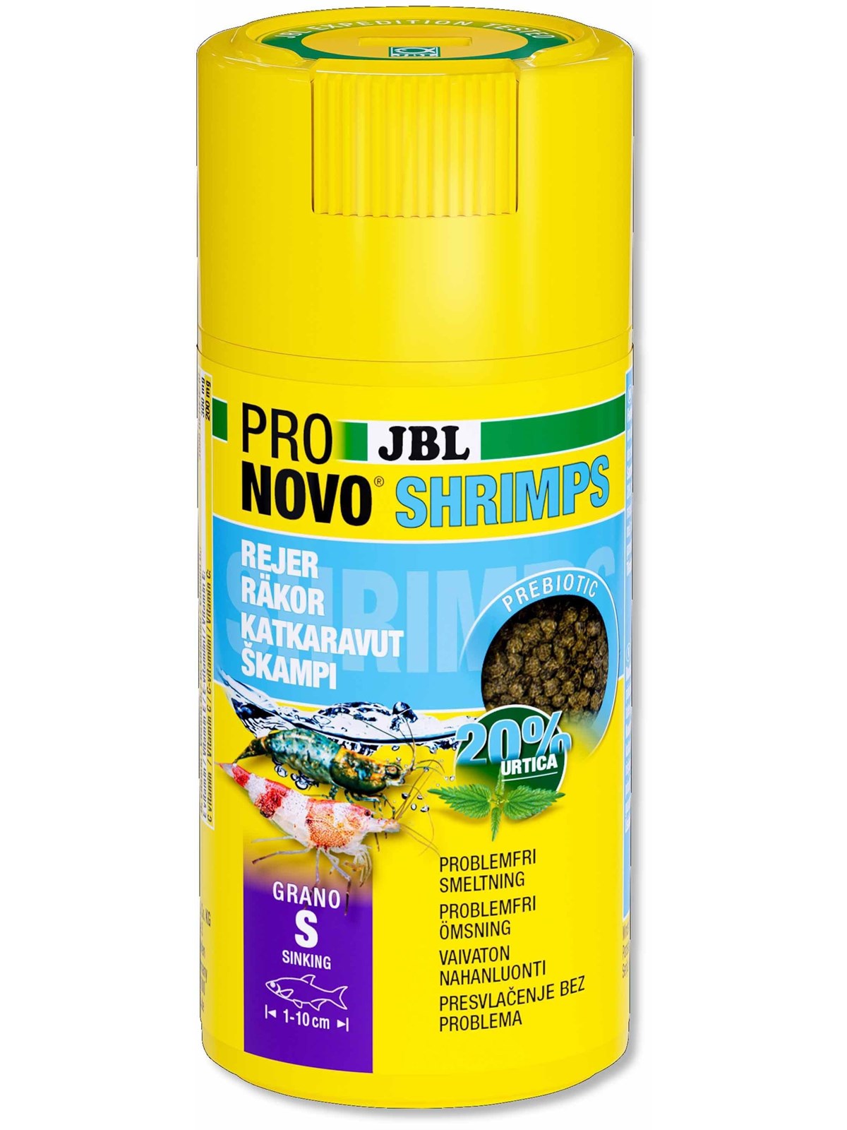 JBL Aqua Pronovo Shrimps Grano S 250ml, Fisk