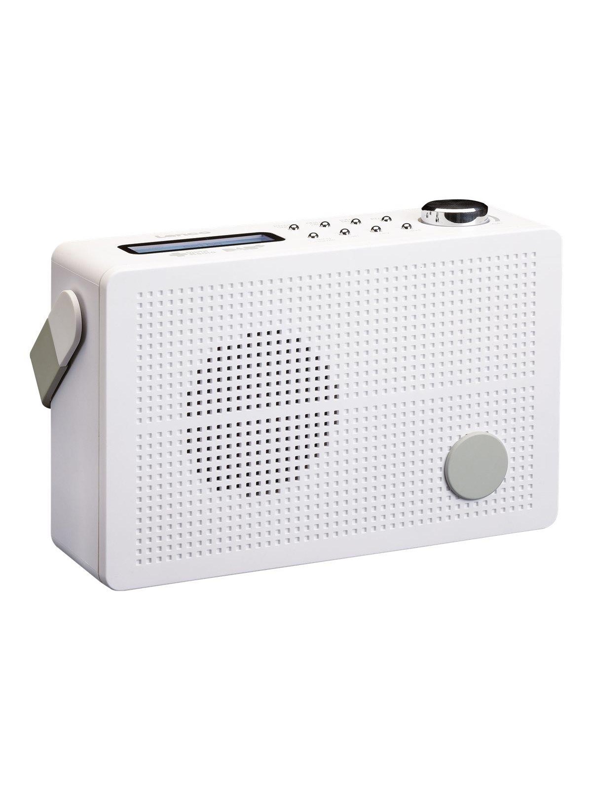 Lenco PDR-030WH - Portable DAB+/FM radio with alarm function - White - DAB/DAB+/FM - Mono - Hvid