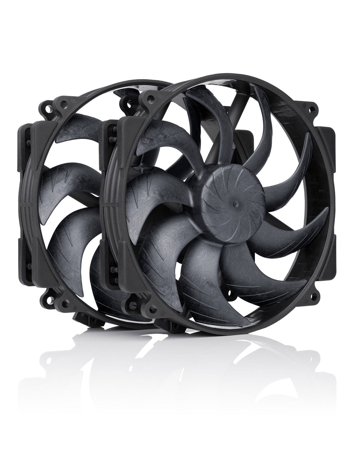Noctua NF-A14x25r G2 PWM Sx2-PP chromax.black - Kabinet køler - 120mm - Sort