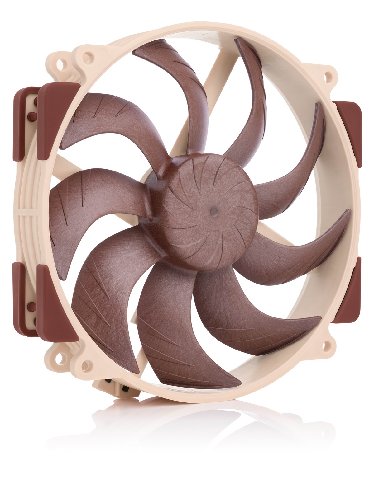 Noctua NF-A14x25r G2 - Kabinet køler - 140mm - Brun - 24 dBA, Kabinetkøler