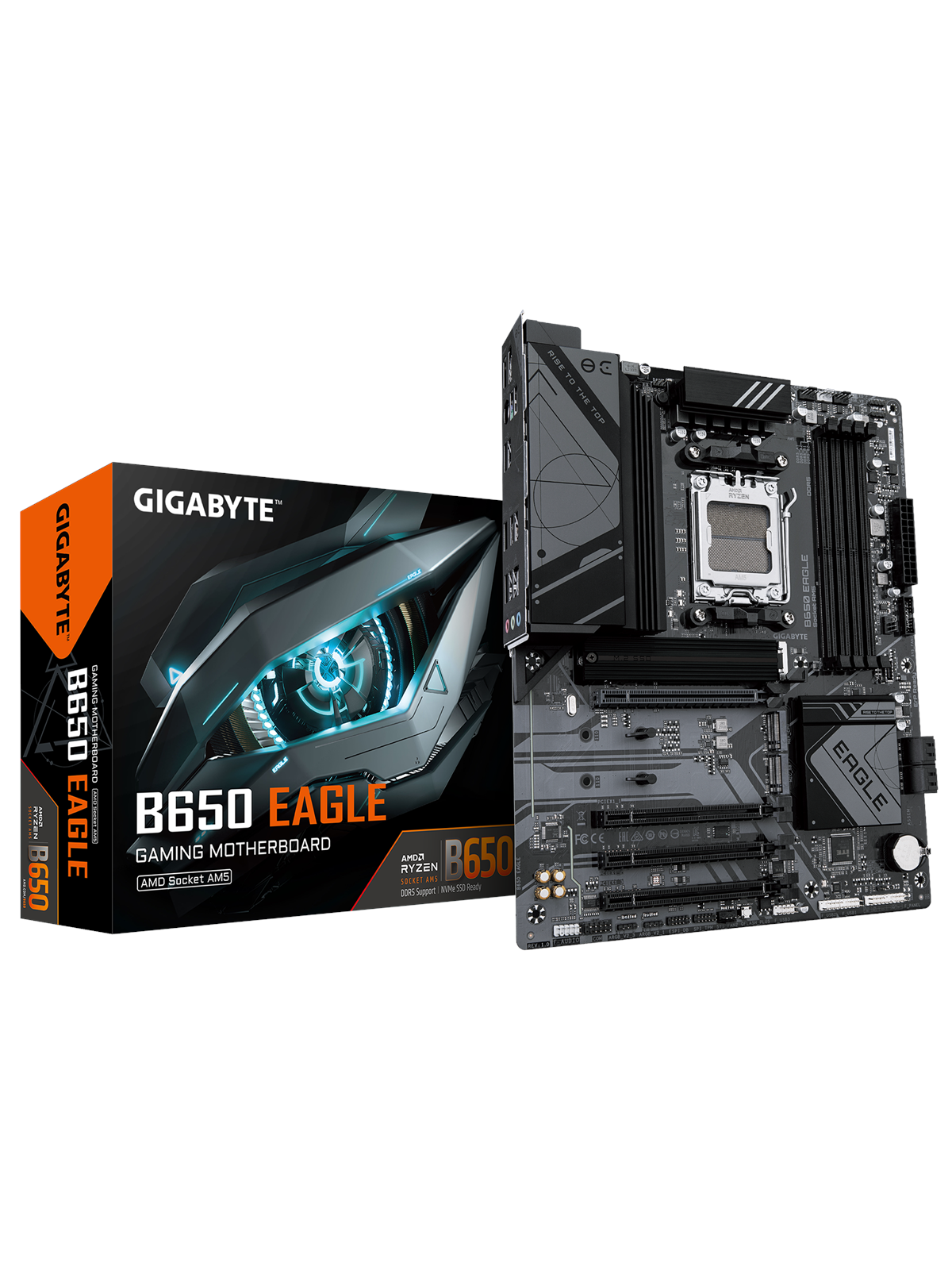 GIGABYTE B650 EAGLE Bundkort - AMD B650 - AMD AM5 socket - DDR5 RAM - ATX