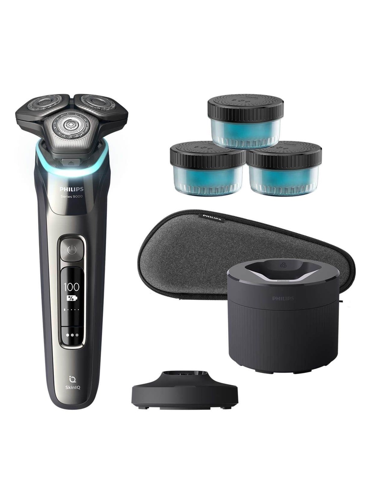 Philips Barbermaskine 9000 Series S9974/63 - dark chrome, Barbermaskine