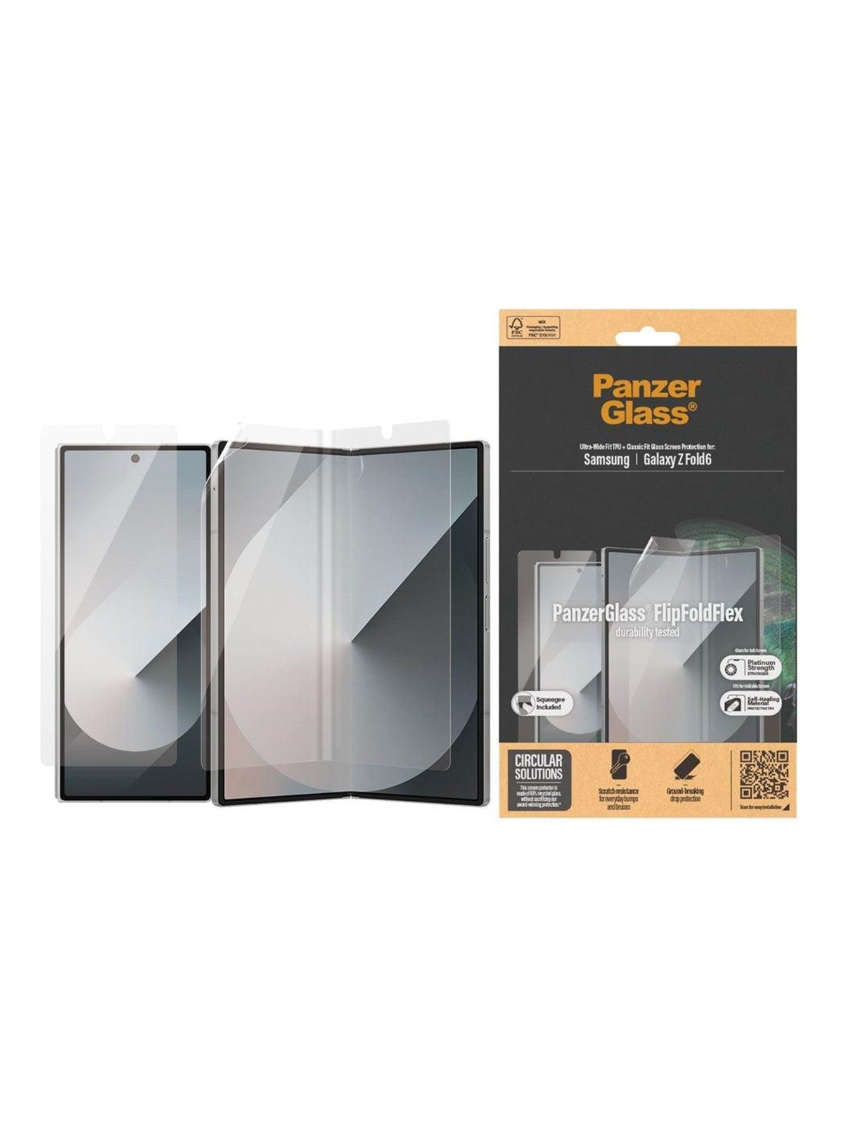 PanzerGlass Screen Protector Samsung Galaxy Z Fold6 | Glass & Film, Beskyttelsesglas
