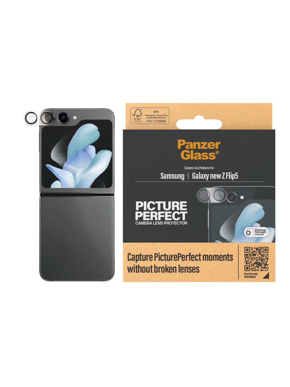 PanzerGlass PicturePerfect Lens Protector Samsung Galaxy Z Flip6, Beskyttelsesglas