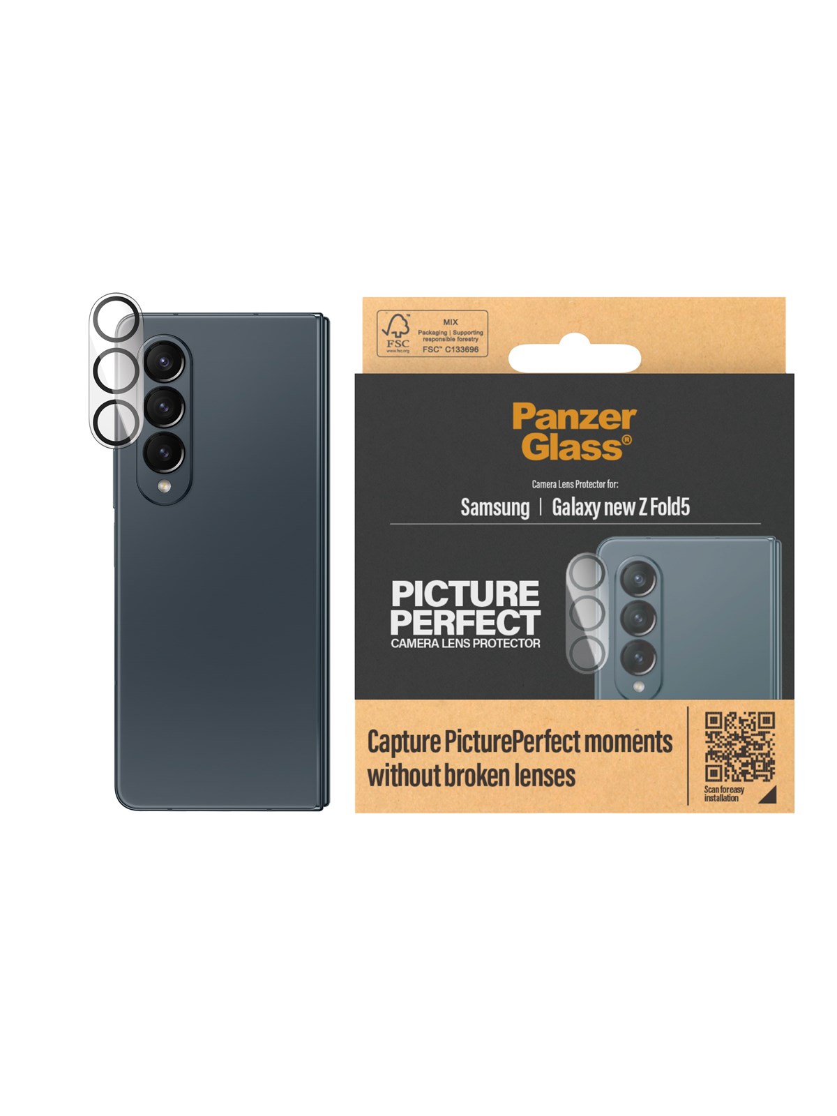 PanzerGlass PicturePerfect Lens Protector Samsung Galaxy Z Fold6, Beskyttelsesglas