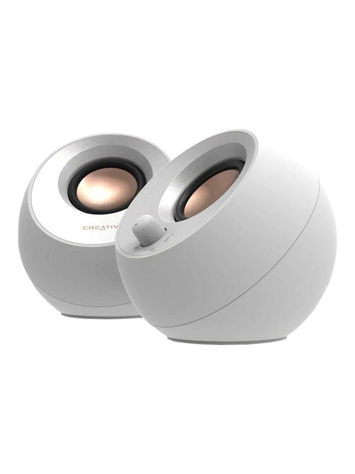Creative Pebble V3 - Hvid - Bluetooth - 2.0 Kanal - Hvid, Pc Højttalere