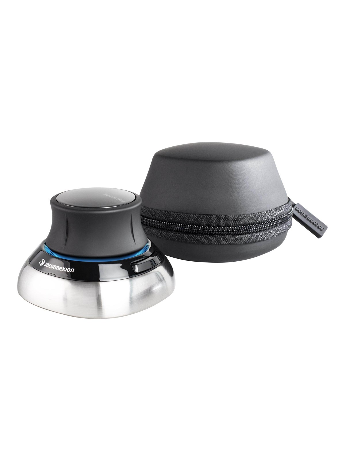 3Dconnexion SpaceMouse - 3D mouse - Bluetooth 2.4 GHz - 3D mus - 2 knapper - Sølv