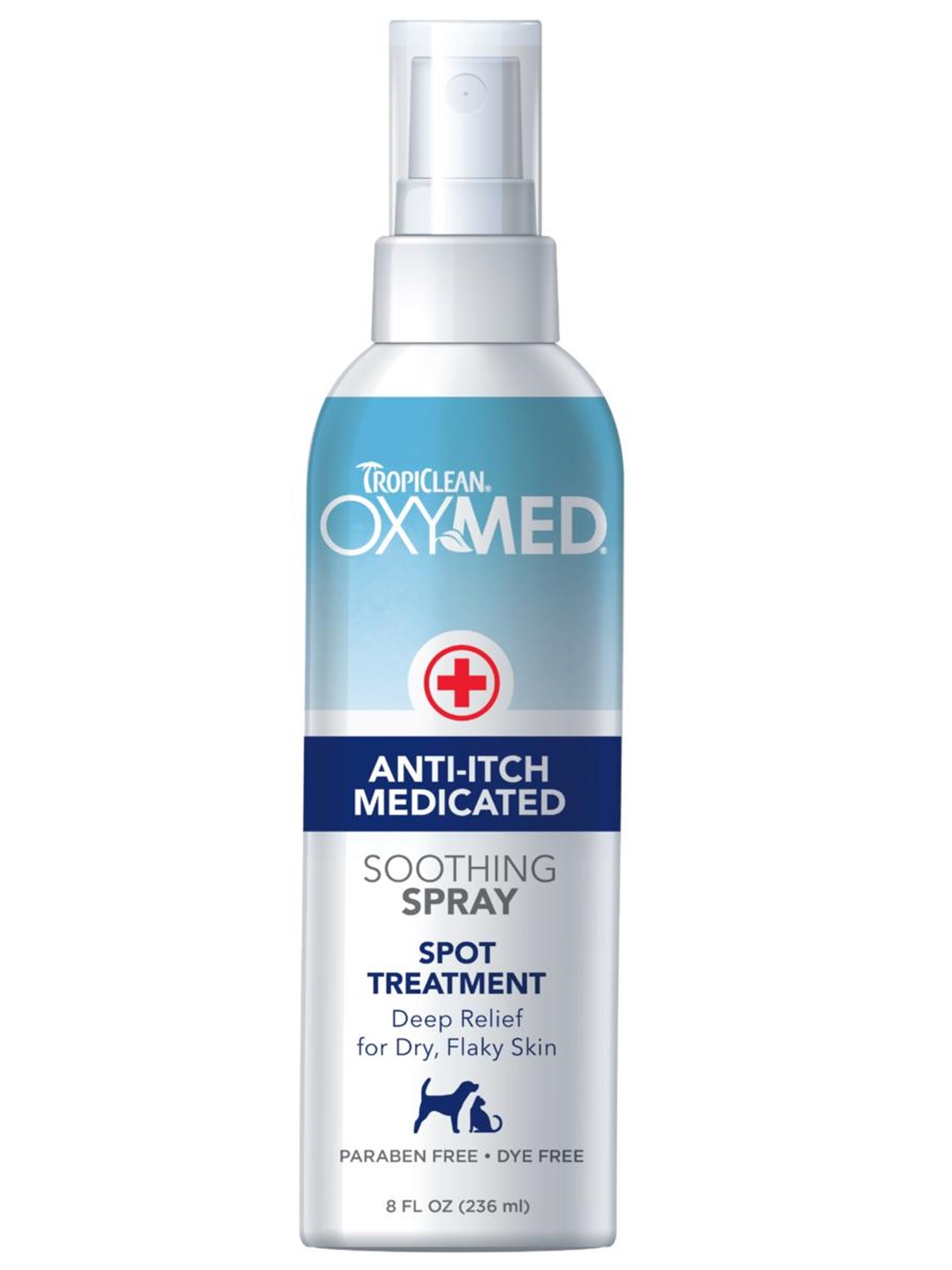 Tropiclean Oxy-Med Medicated Anti Itch Spray, Hundeudstyr