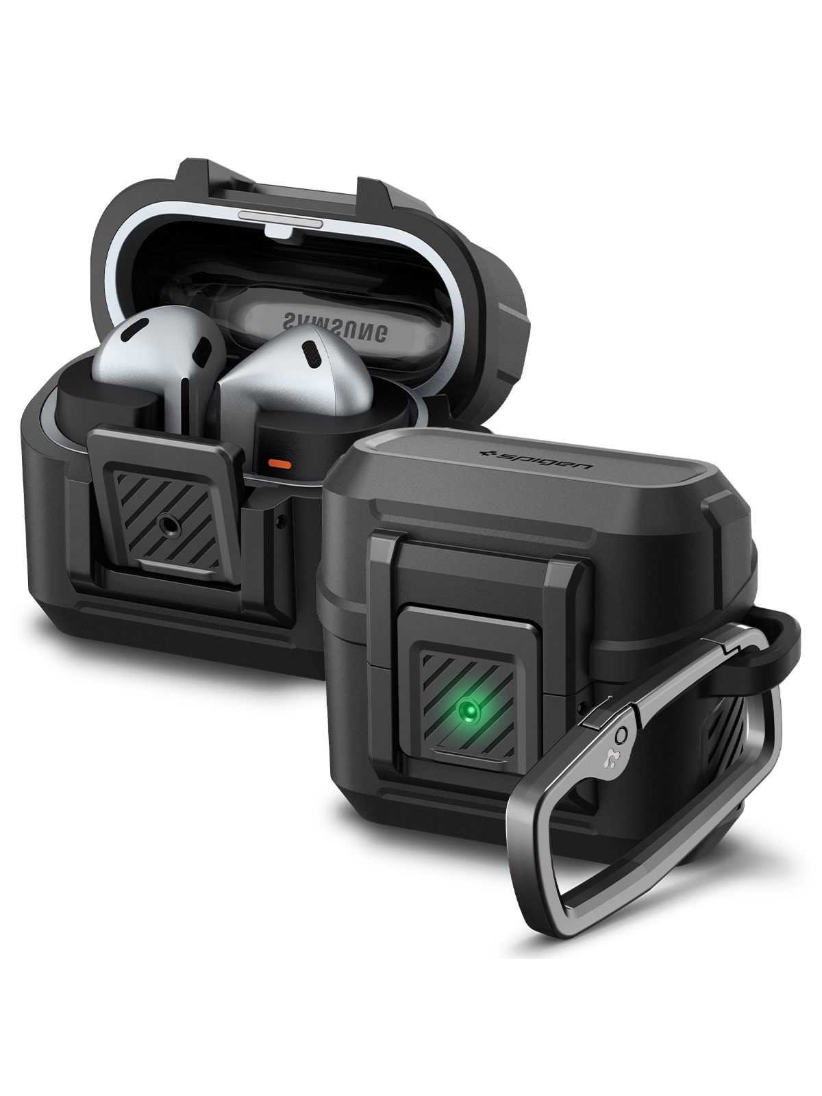 Spigen Lock Fit - matte black - Samsung Galaxy Buds 3 Pro/3, Hovedtelefonerheadset2
