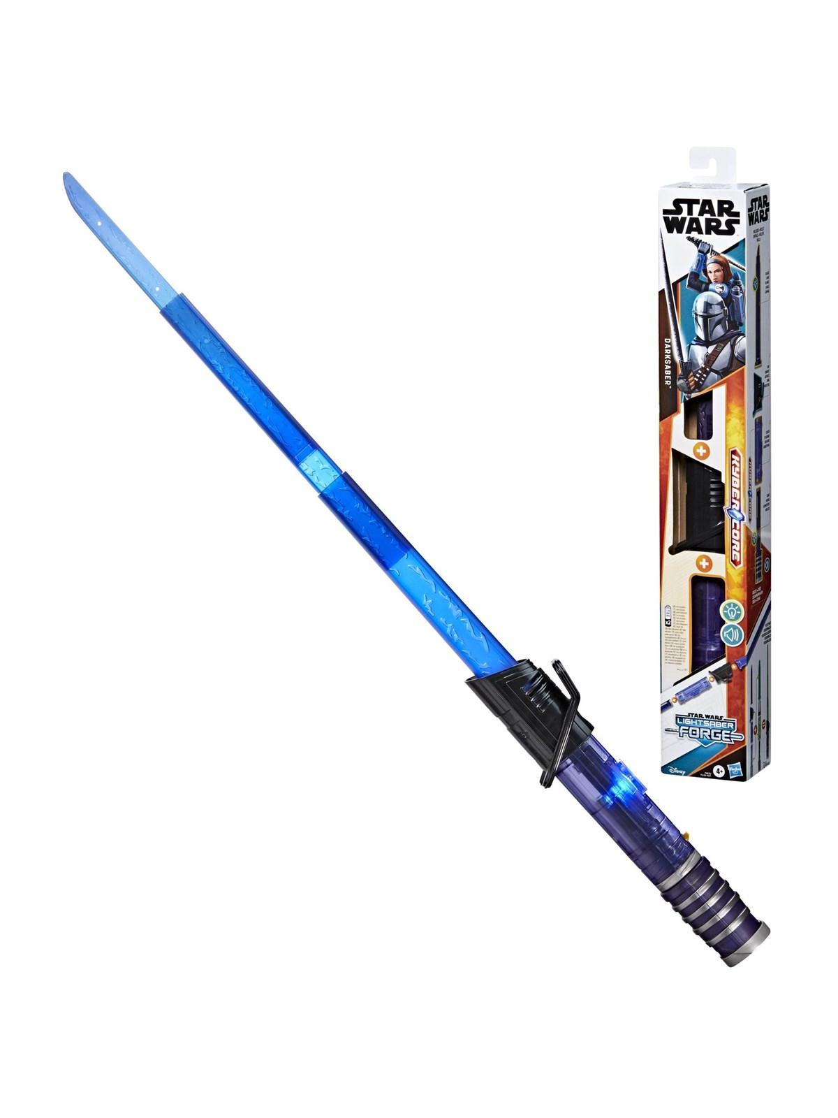 Star Wars Lightsaber Forge Kyber Core Darksaber, Legetøjsvåben