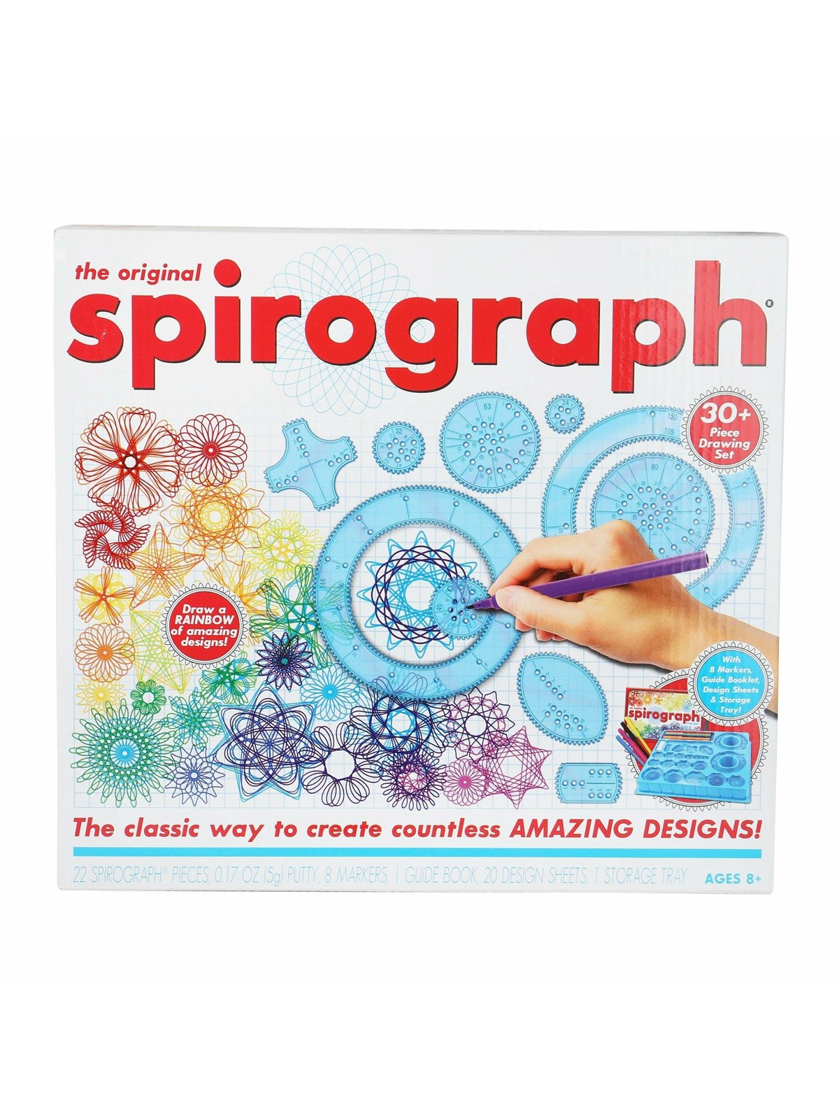 Spirograph Set with Marker, Kreativt Legetøj
