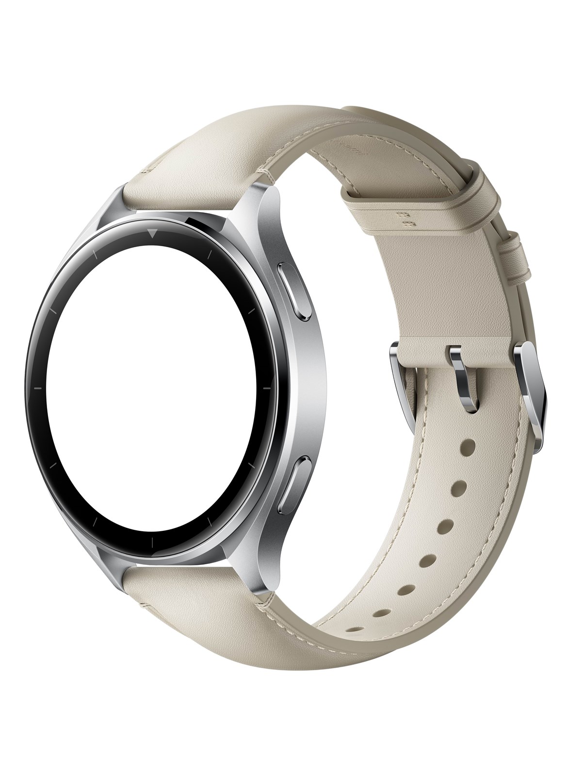 Xiaomi Watch White Leather Strap, Smartwatch Tilbehør