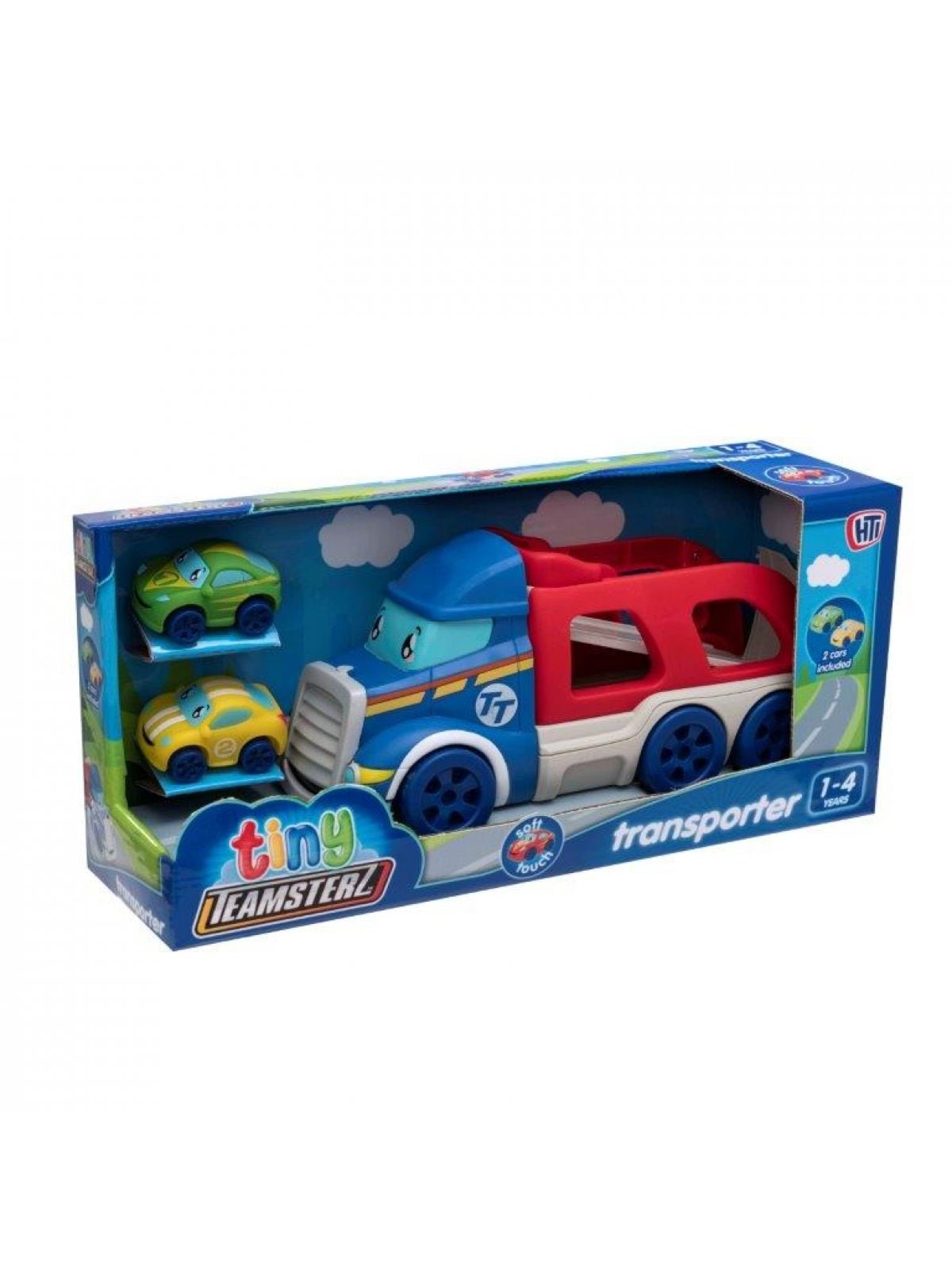 Teamsterz Tiny Transporter + 2 biler, Legetøjsbil