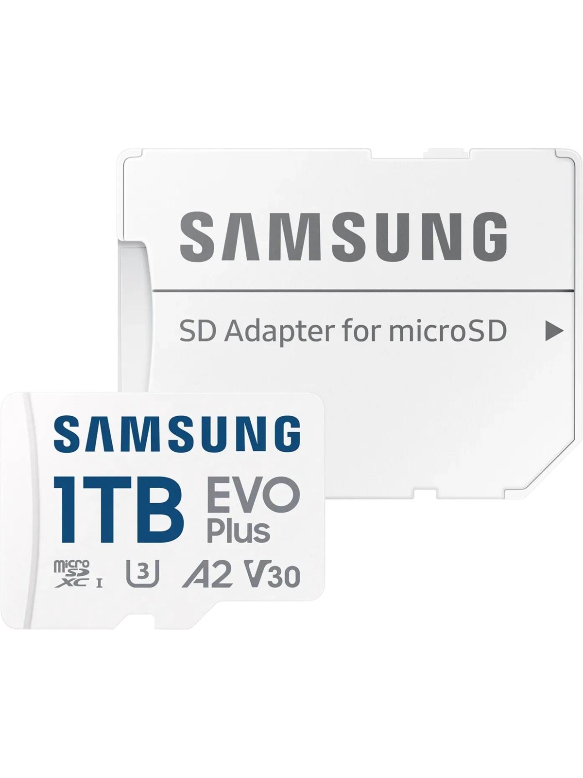 Samsung EVO Plus microSD/SD - 160MB/s - 1TB, Hukommelseskort