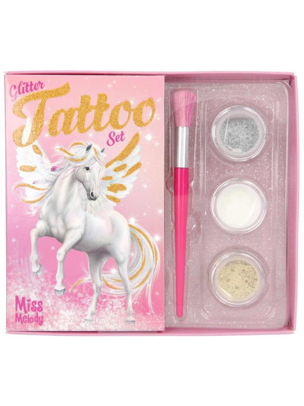 Miss Melody Glitter Tattoo Set, Kreativt Legetøj