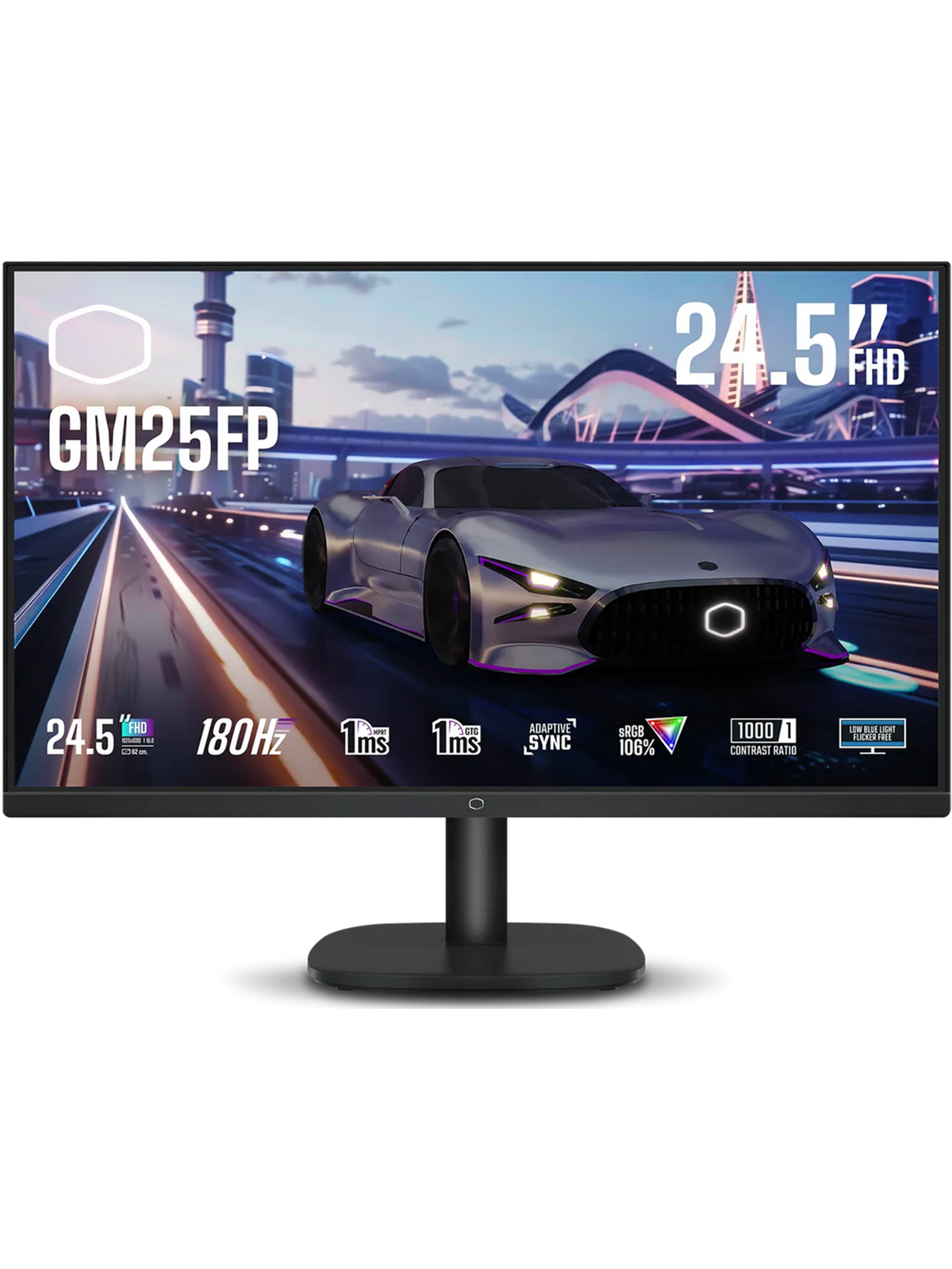 24,5" Cooler Master GM25FP - 1920x1080 - 180Hz - IPS, Computerskærm