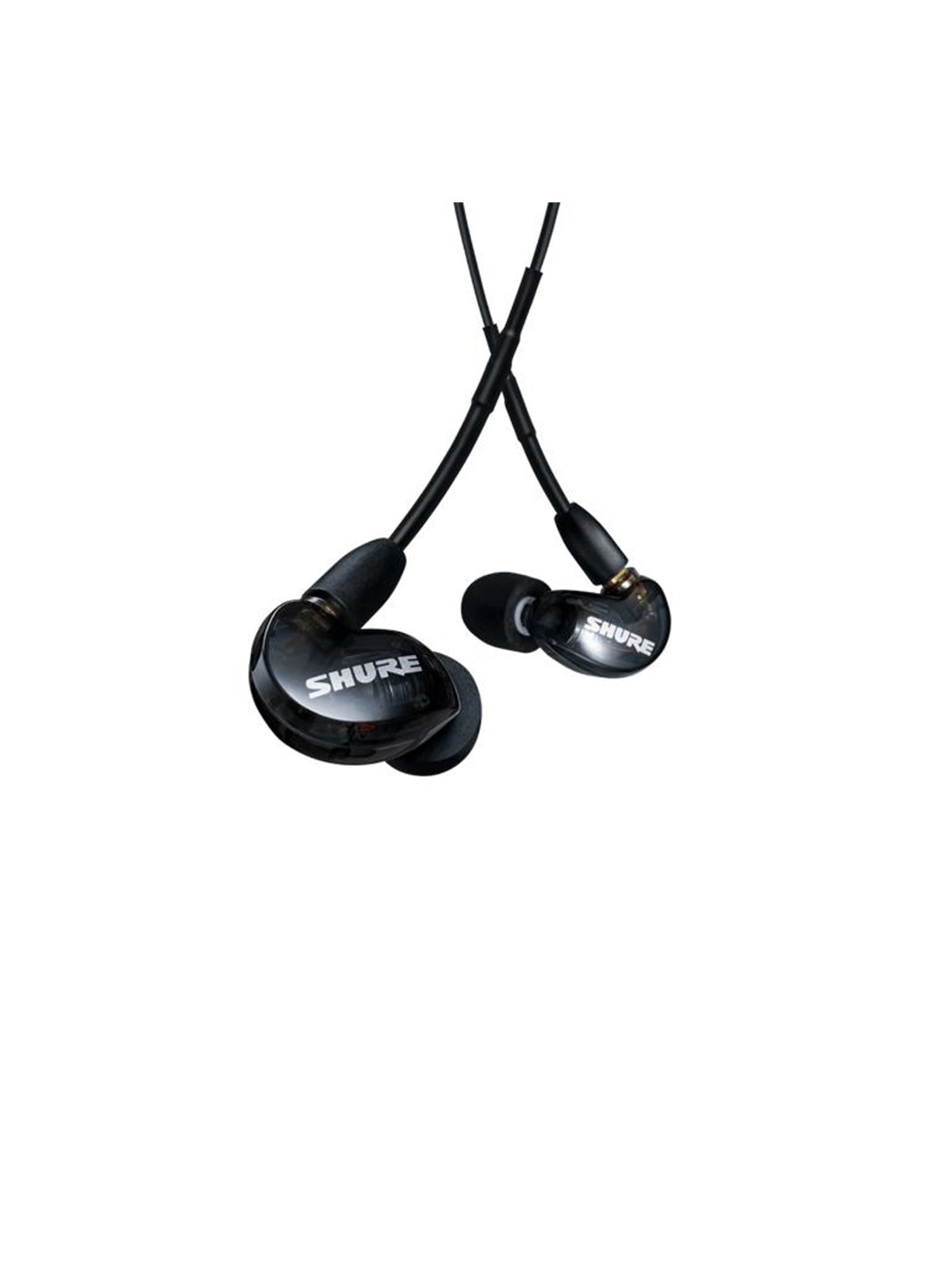 Shure AONIC 215 - Sound Isolating Earphones - Up to 37 dB - Black, Hovedtelefonerheadset2