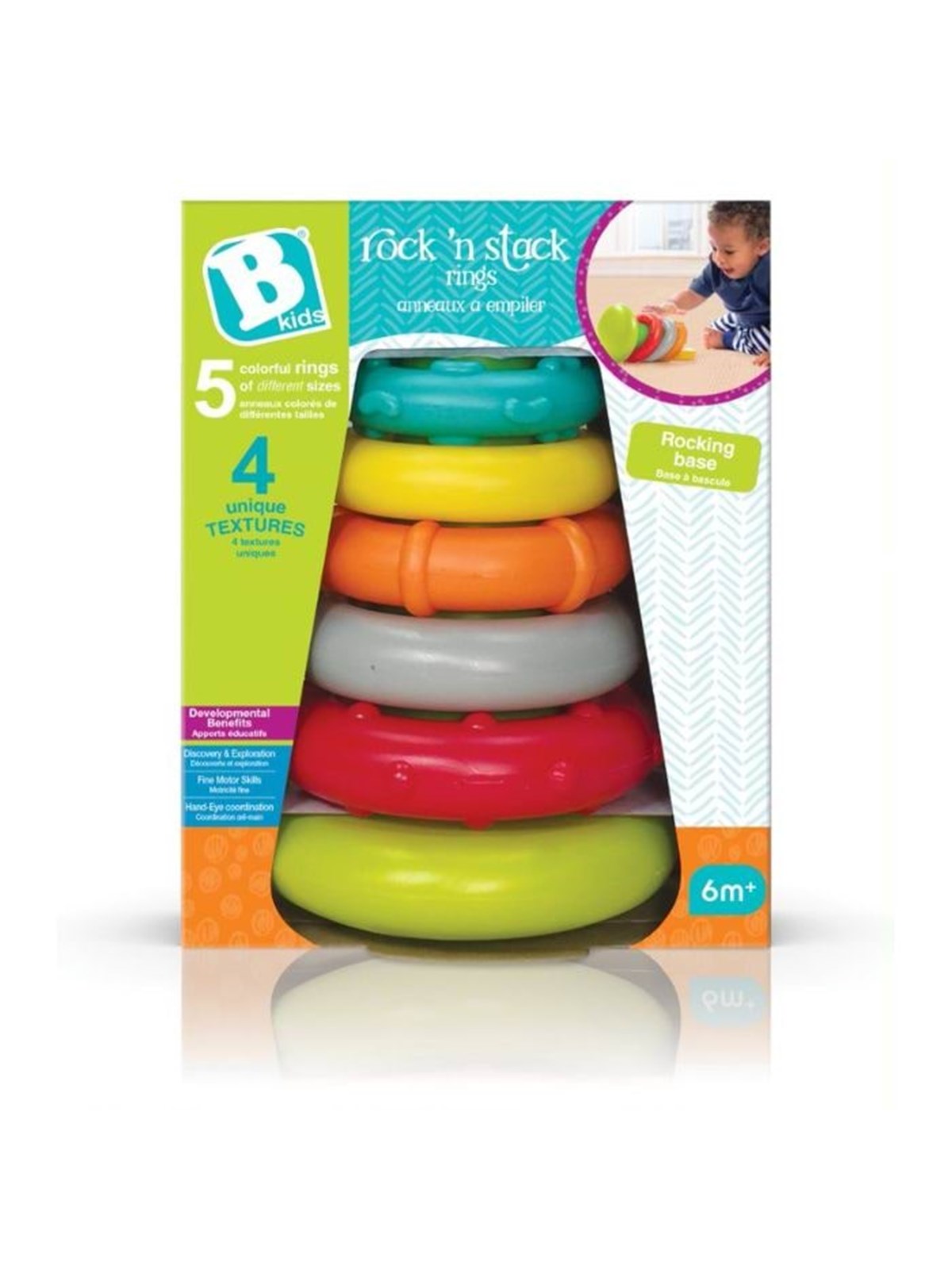 B-Kids Infantino Tumle-pyramide, Babyudstyr