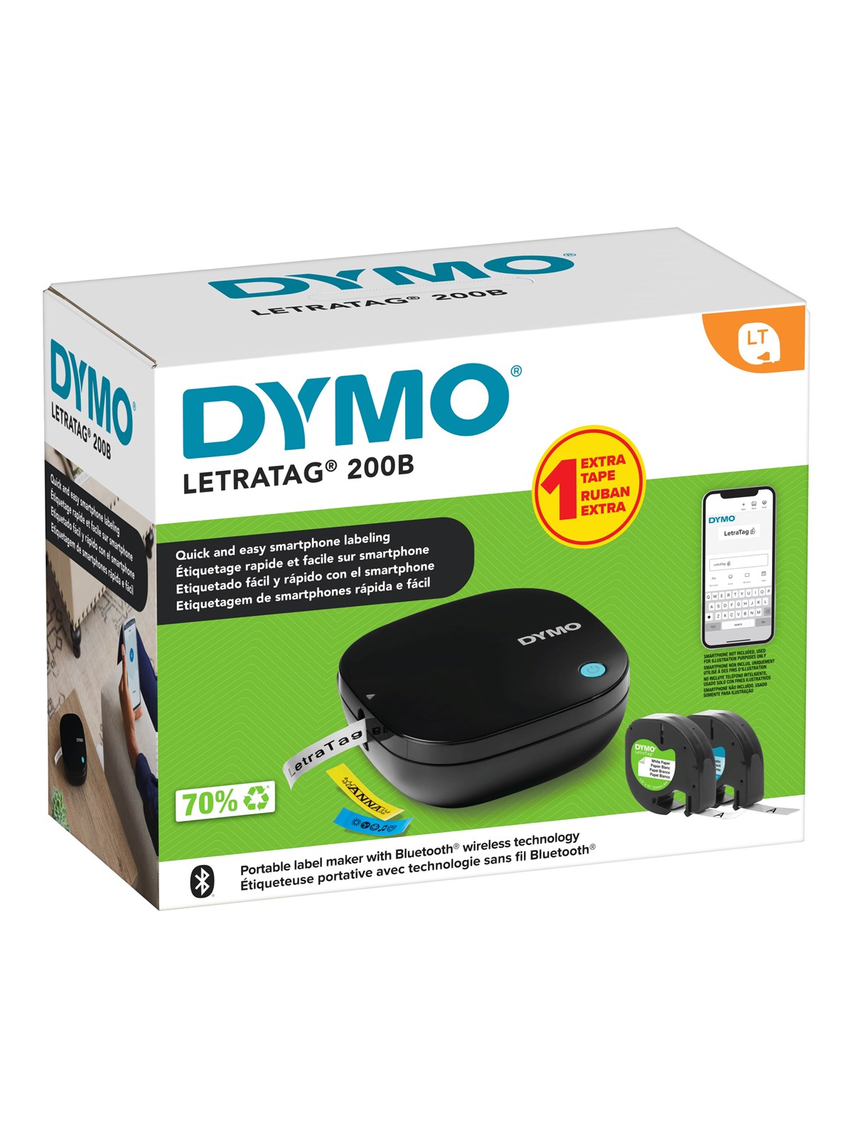 DYMO LetraTag 200 etiketmaskine valuepack