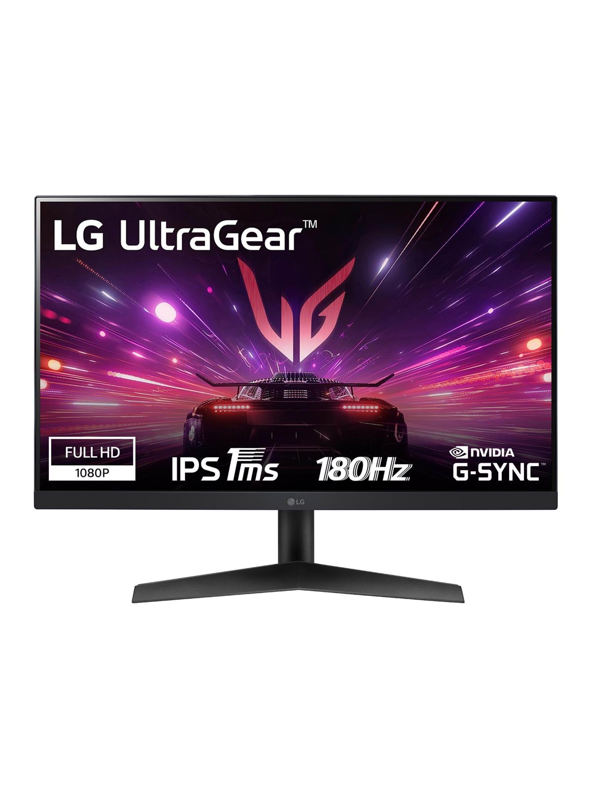 24" LG UltraGear 24GS60F-B - 1920x1080 (FHD) - 180Hz - IPS, Computerskærm