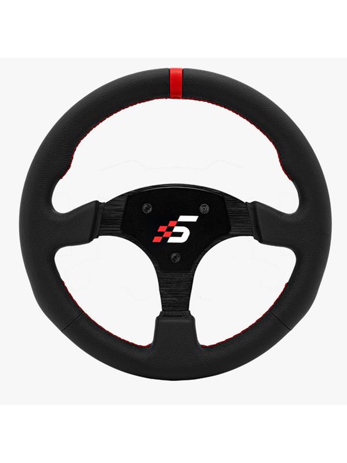 Simagic Rounded Wheel without HUB - Leather - 330mm