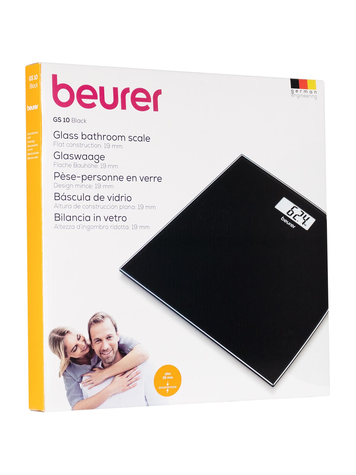 Beurer Badevægt GS 10 - bathroom scales - black