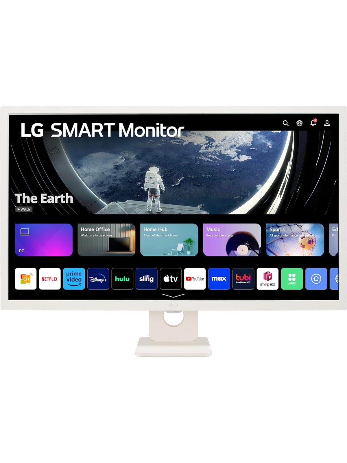 32" LG MyView 32SR50F-W - 1920x1080 (FHD) - IPS - Smart Monitor, Computerskærm