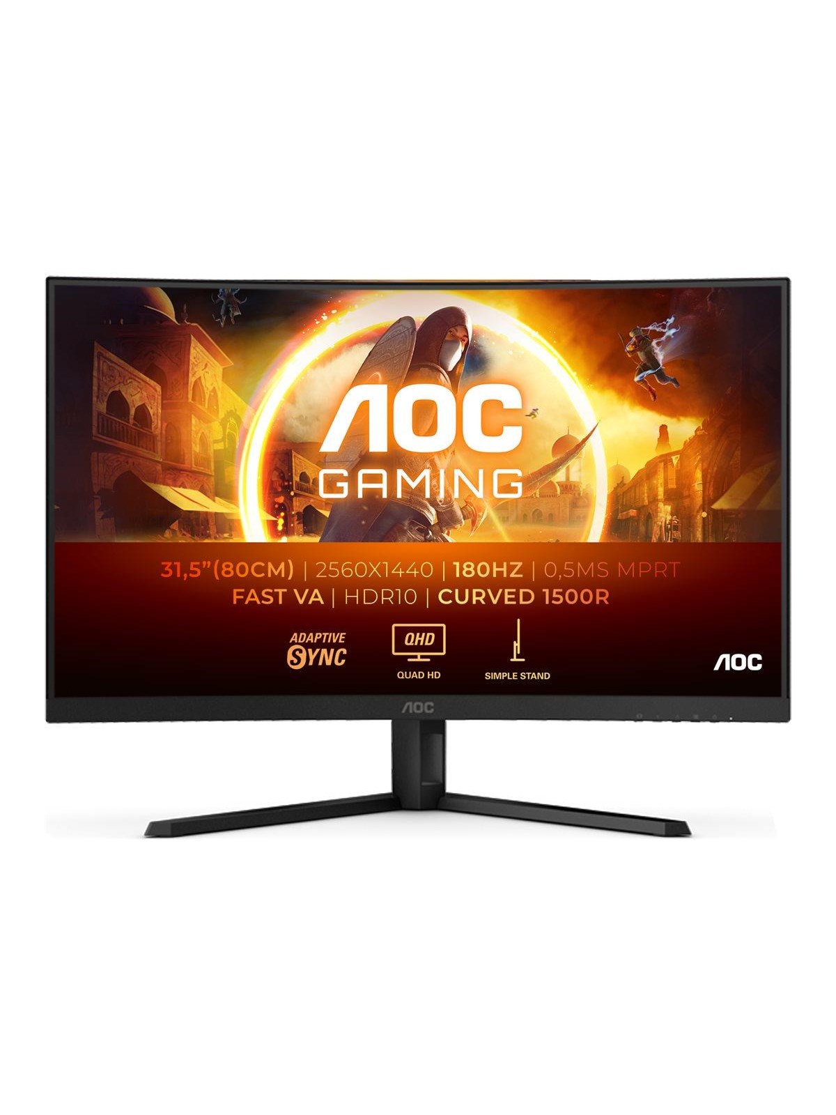 32" AOC CQ32G4VE - 2560x1440 (QHD) - 180Hz - VA, Computerskærm