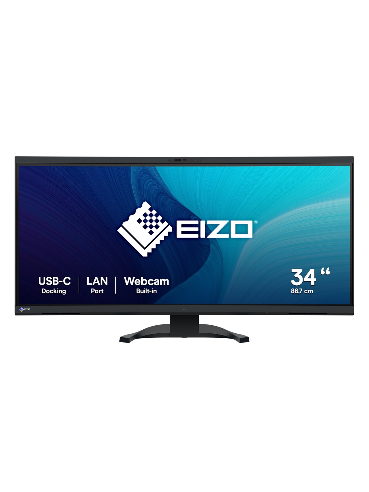34" EIZO FlexScan EV3450XC-BK - 3440x1440 (UWQHD) - IPS - 94W USB-C, Computerskærm