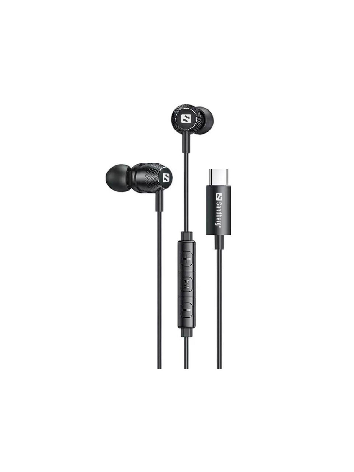 Sandberg USB-C/A In-Earset with Line-Mic, Hovedtelefonerheadset2