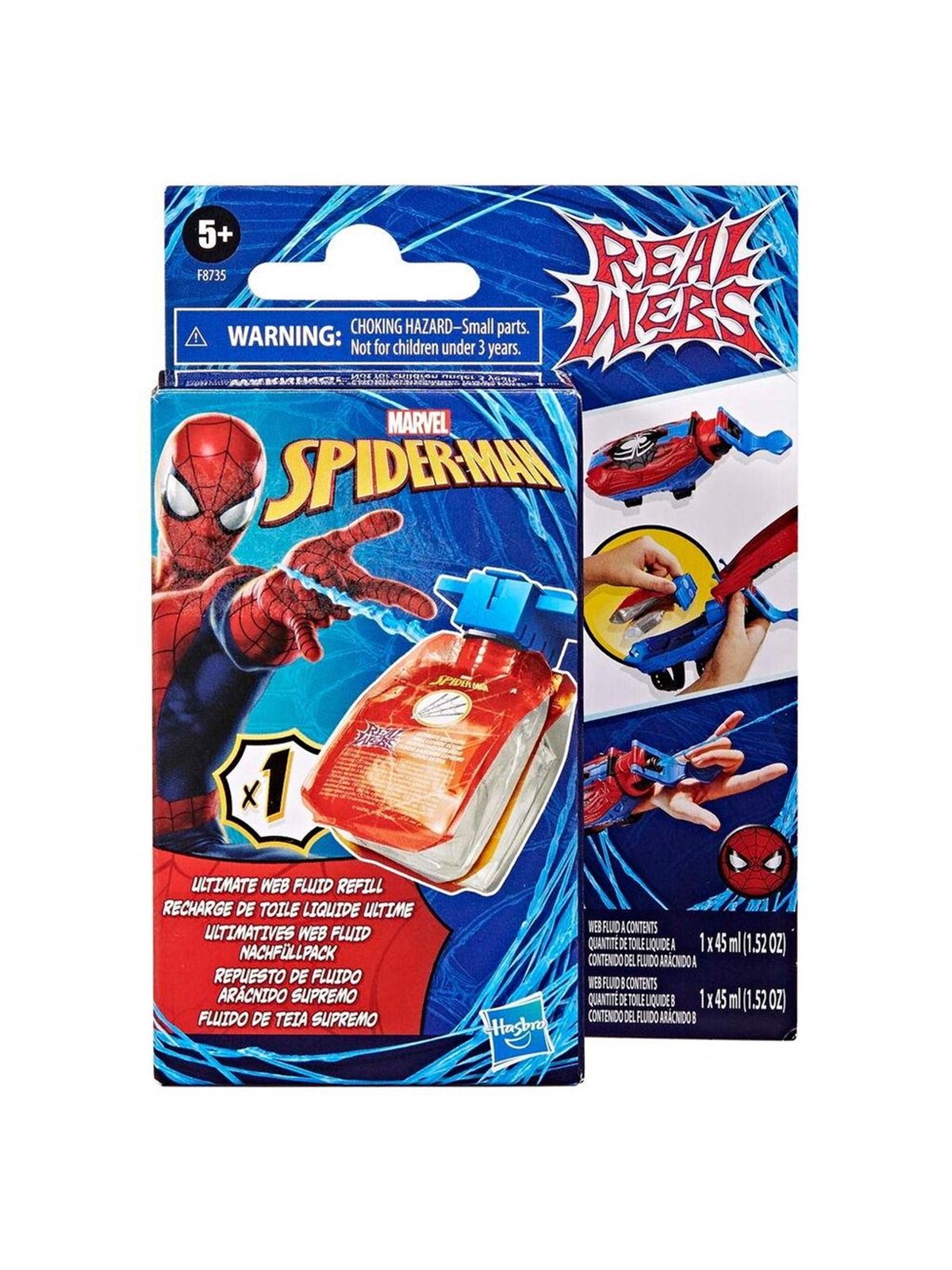 Marvel Spider-Man Real Webs Refill Pack, Legetøjsvåben