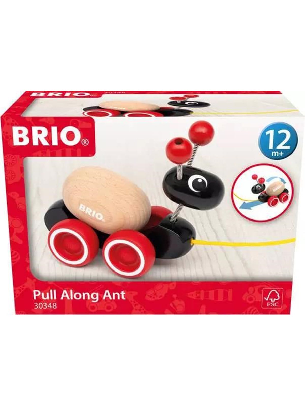 Brio Pull Along Ant, Babylegetøj