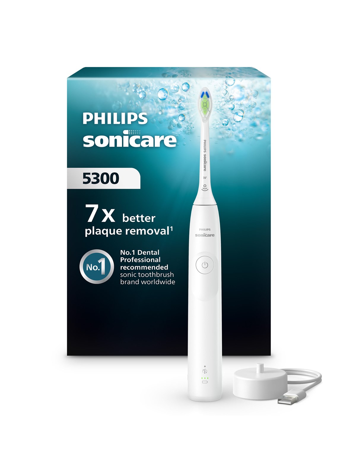 Philips Eltandbørste Sonicare 5300 HX7108/01, El Tandbørste