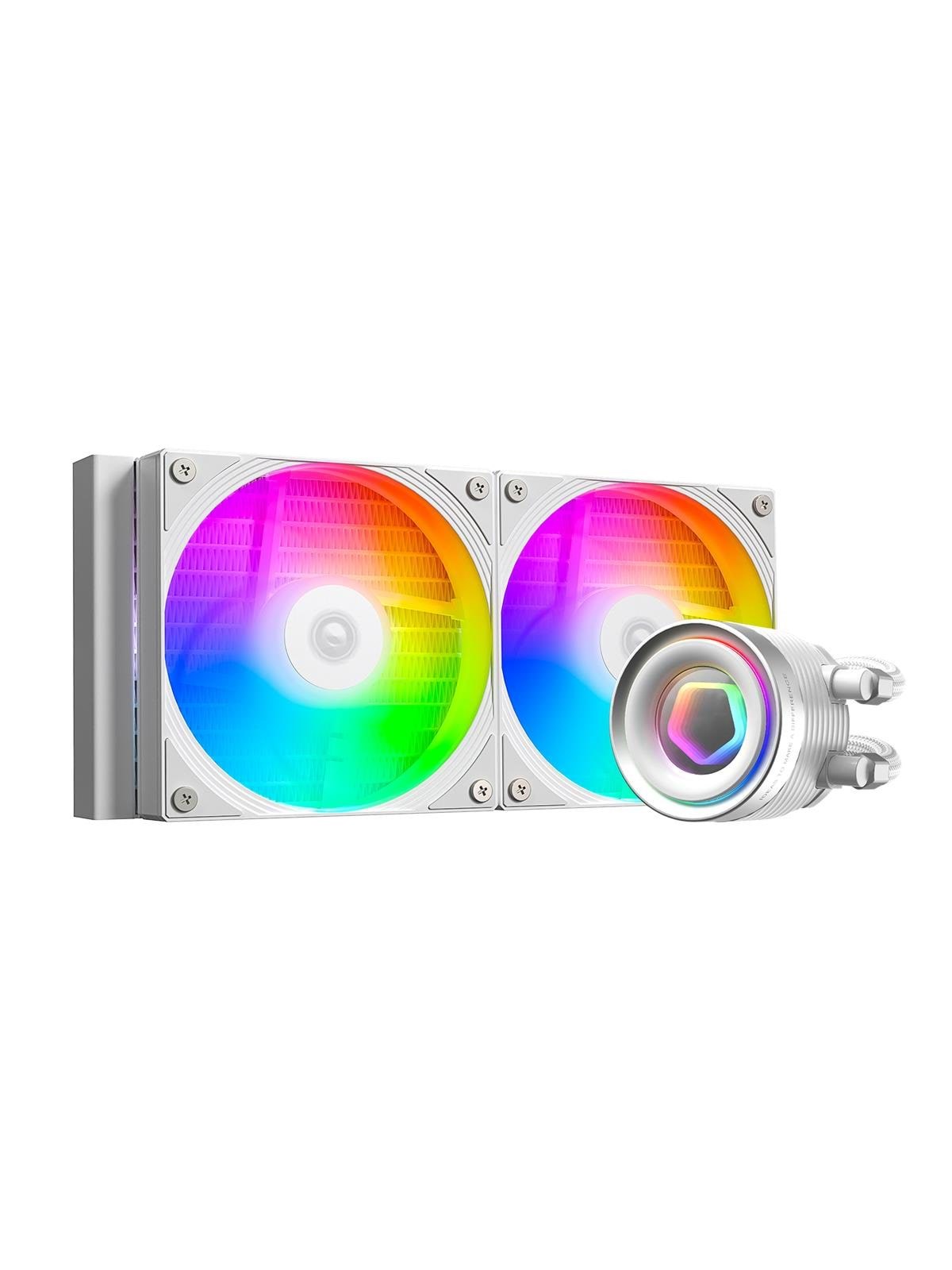 ID-Cooling FX240 INF WHITE - CPU Vandkøling - Max 27 dBA, Cpu Køler