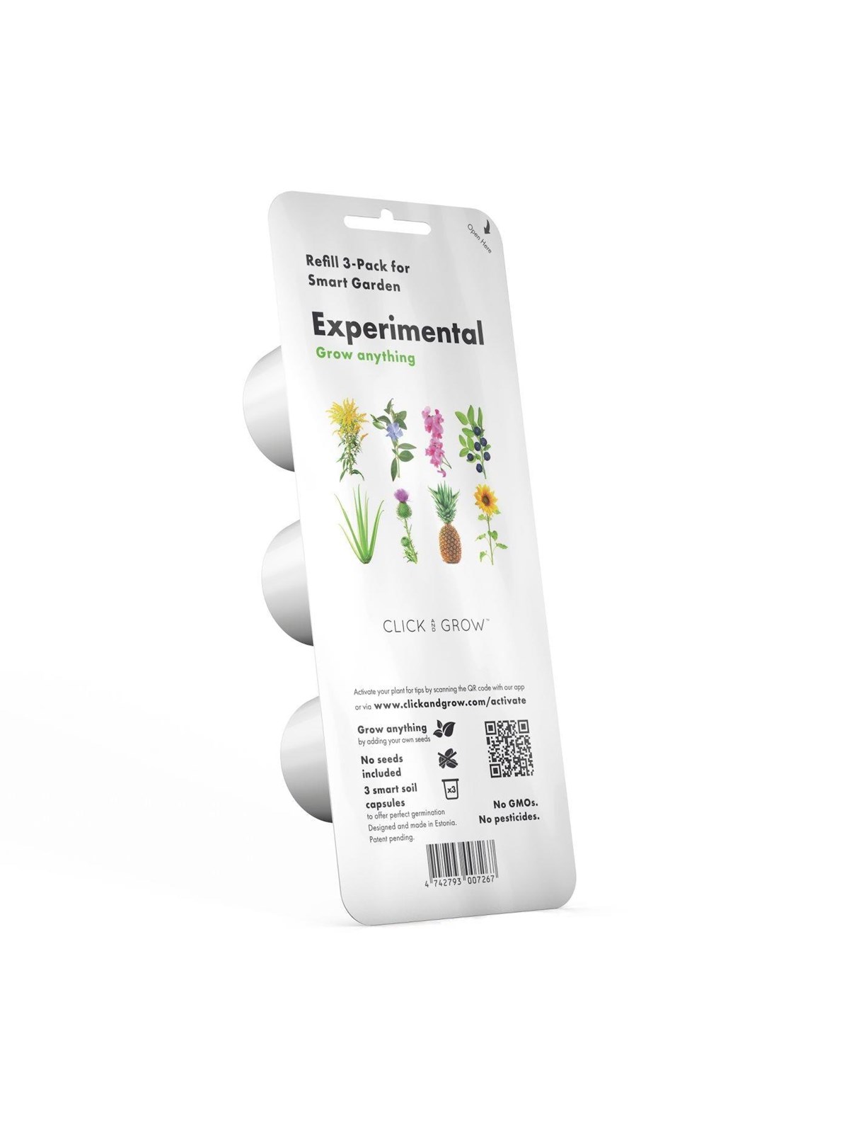 Click & Grow - Smart Garden Refill 3-pack - Experimental (SGR0X3), Smart Home