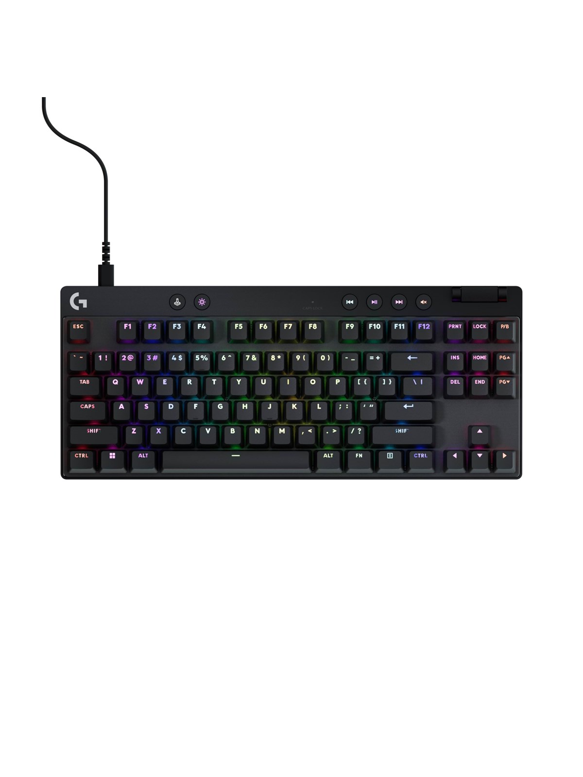 Logitech G PRO X TKL - Logitech Magnetic Analog - Linear - Gaming Tastatur - Uden Numpad - Nordisk - Sort