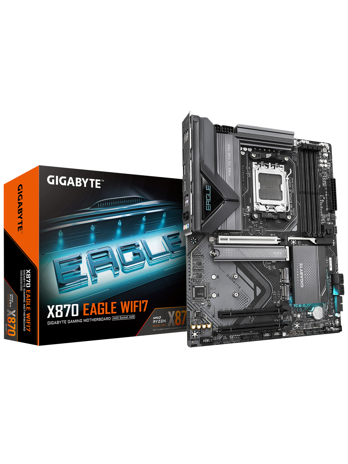 GIGABYTE X870 EAGLE WIFI7 Bundkort - AMD X870 - AMD AM5 socket - DDR5 RAM - ATX