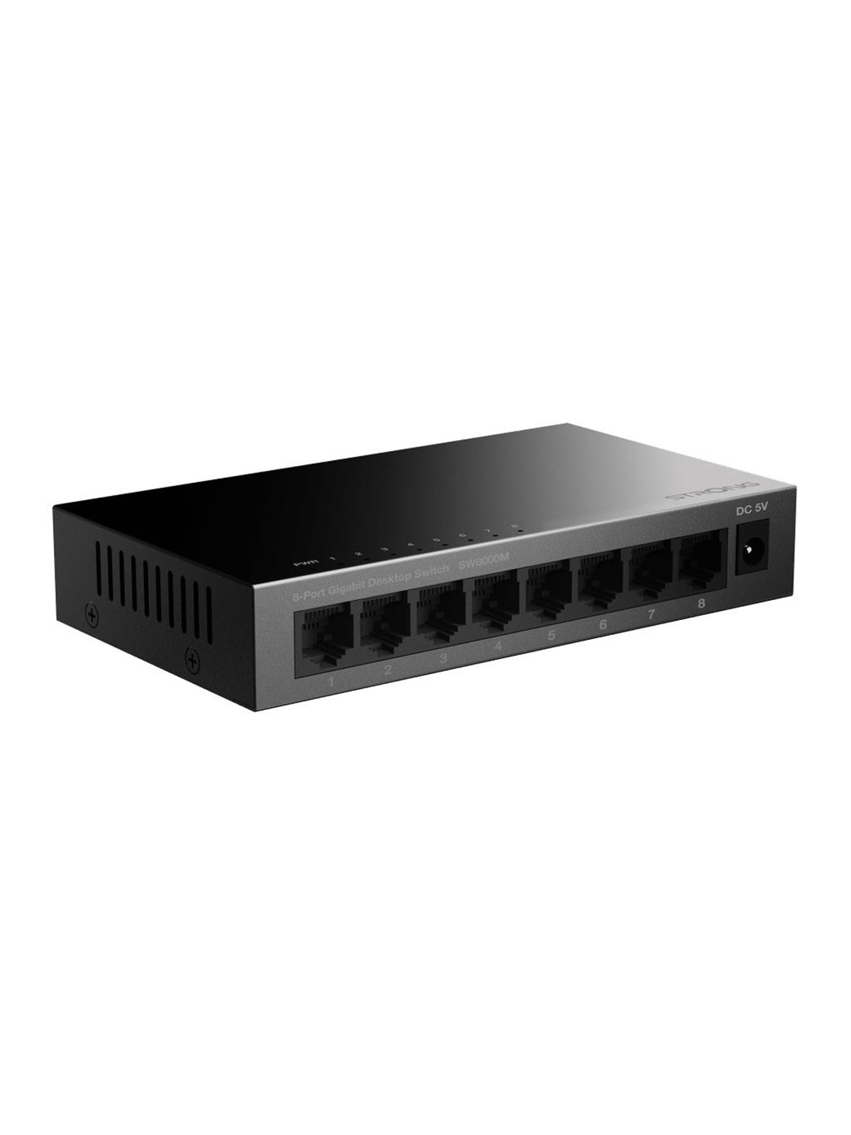 Strong SW8000M Switch - 8-port Gigabit - Metal, Switch