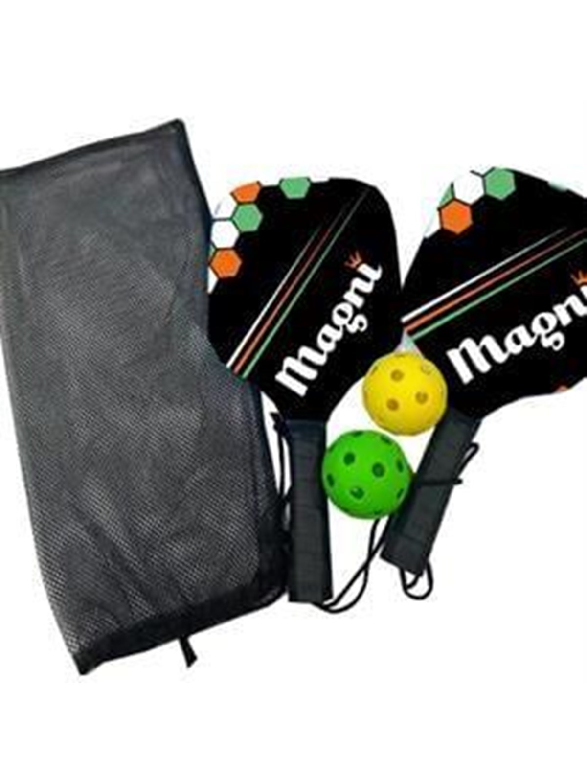 Magni Pickleball set with 2 bats and 2 balls, Udendørsleg